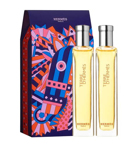 hermes ginger perfume set|Hermes terre d'hermes gift set.